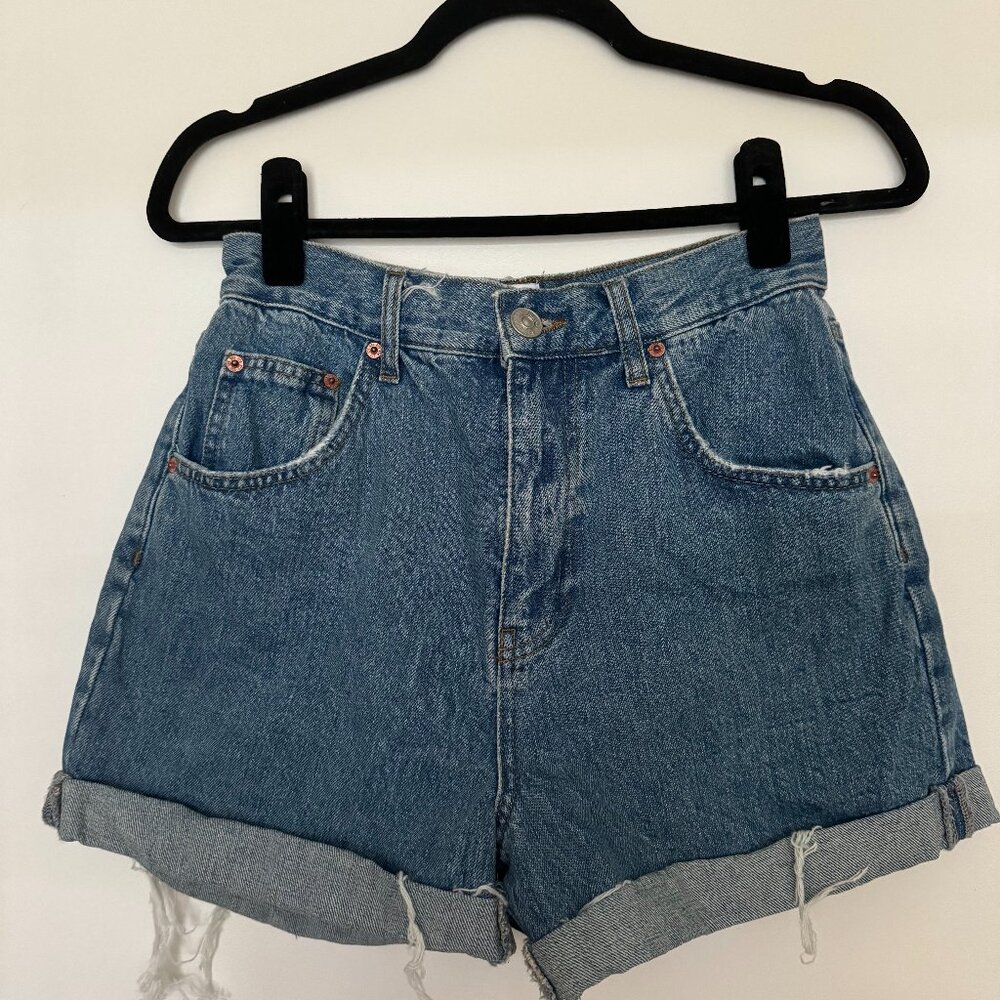 BDG Classic high-rise denim shorts